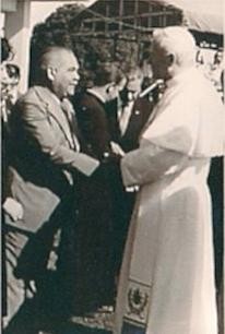 O saudoso Dr. Honório em visita ao Vaticano